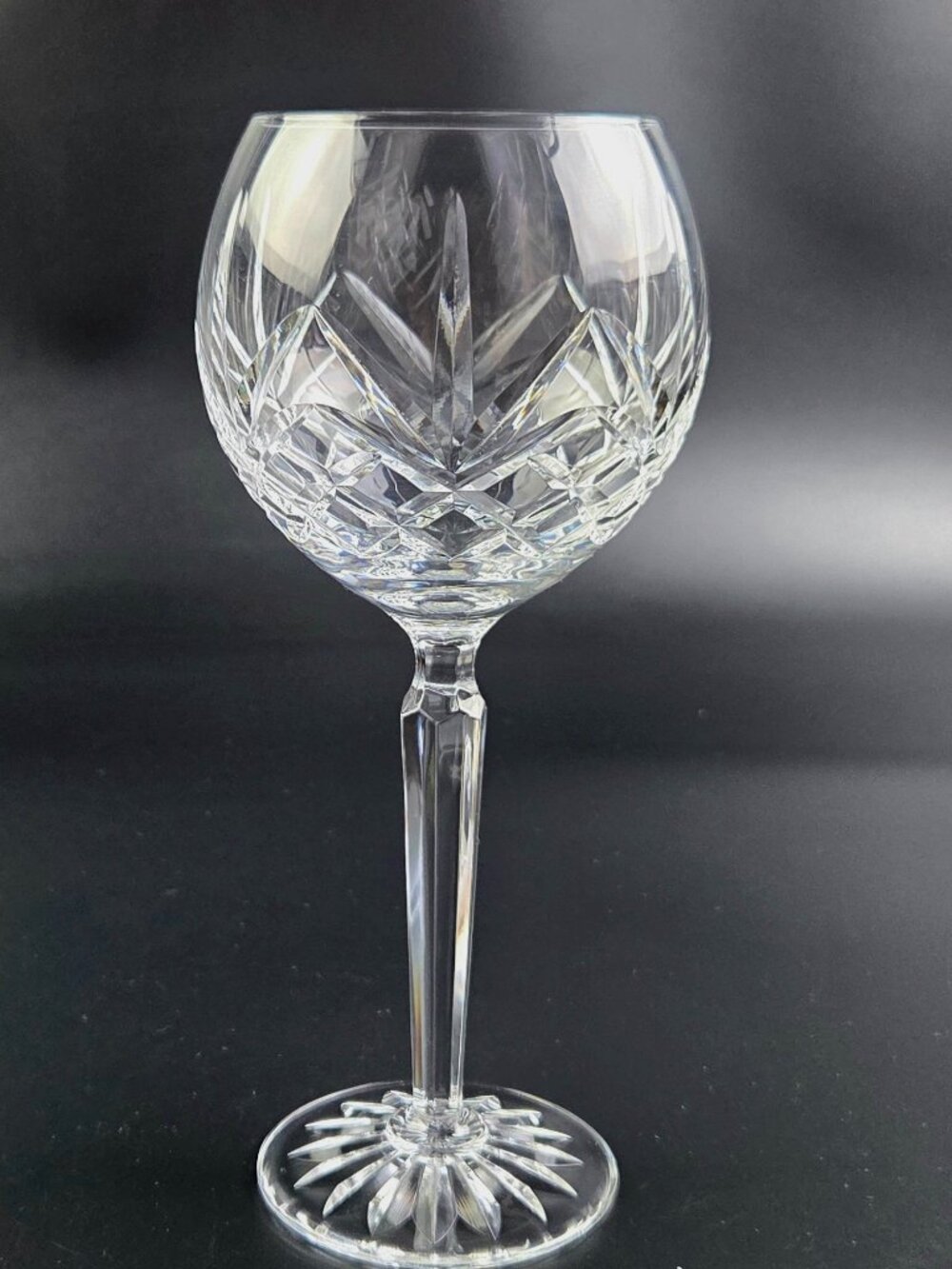 Vintage Waterford Crystal Lismore Hock Wine Glass – Single – Unmarked